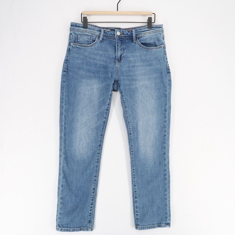 Anthropologie Pilcro Jeans Womens Petite 29 Blue Stretch Denim